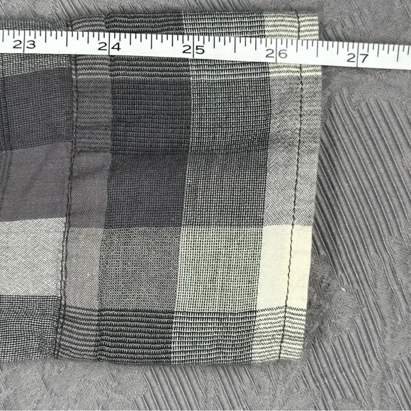 Salt Valley Western Pearl Snap Plaid Cotton Shirt M 40” Chest - Picture 7 of 12